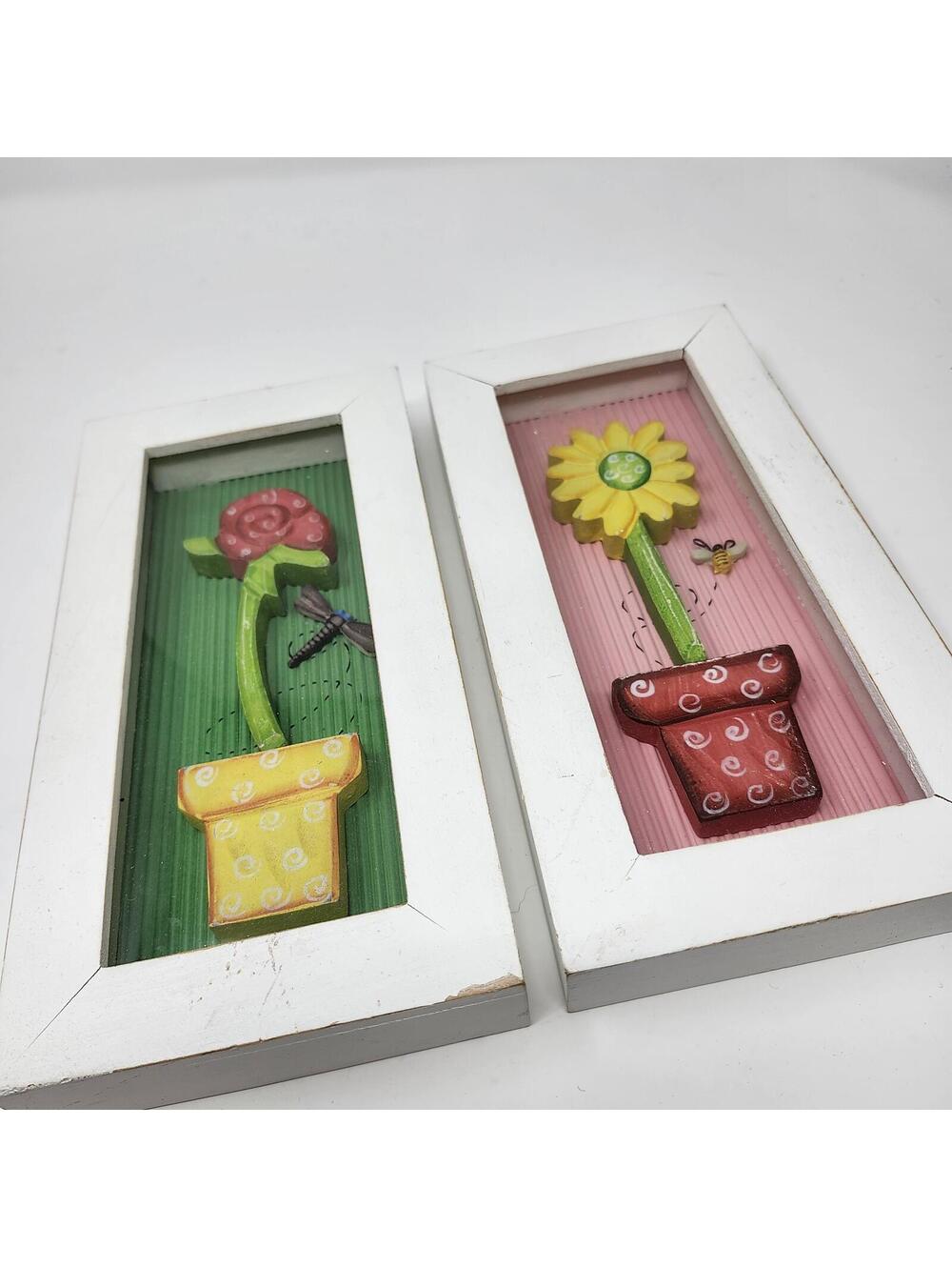 Sandy Russell Spirit Mountain Floral Wall Art Set of 2